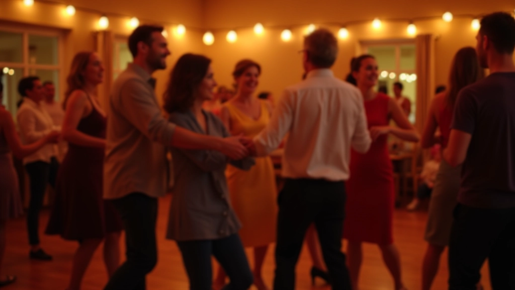 Bachata social dance gathering